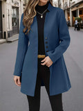 Button Up Long Sleeve Coat - Trendsi - Flyclothing LLC