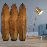 47 X 1 X 71 Brown Wood Coastal Surfboard Screen - Homeroots - Flyclothing LLC