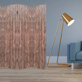 84 X 2 X 84 Brown 4 Panel Wood Woodland - Screen - Homeroots - Flyclothing LLC
