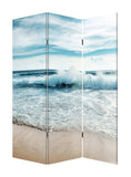48 X 1 X 72 Multicolor Canvas Surf's Up - 3 Panel Screen - Homeroots - Flyclothing LLC