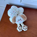 Printed Animal Shaped Hair Scrunchy - Trendsi - Flyclothing LLC