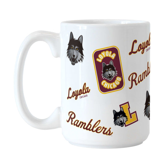 Loyola Chicago 15oz Dreamweave Sublimated Mug - Logo Brands - Flyclothing LLC
