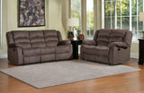 Two Piece Indoor Brown Microsuede Five Person Seating Set - Homeroots - Flyclothing LLC