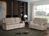 Two Piece Indoor Beige Microsuede Five Person Seating Set - Homeroots - Flyclothing LLC