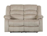 Two Piece Indoor Beige Microsuede Five Person Seating Set - Homeroots - Flyclothing LLC