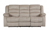 Two Piece Indoor Beige Microsuede Five Person Seating Set - Homeroots - Flyclothing LLC