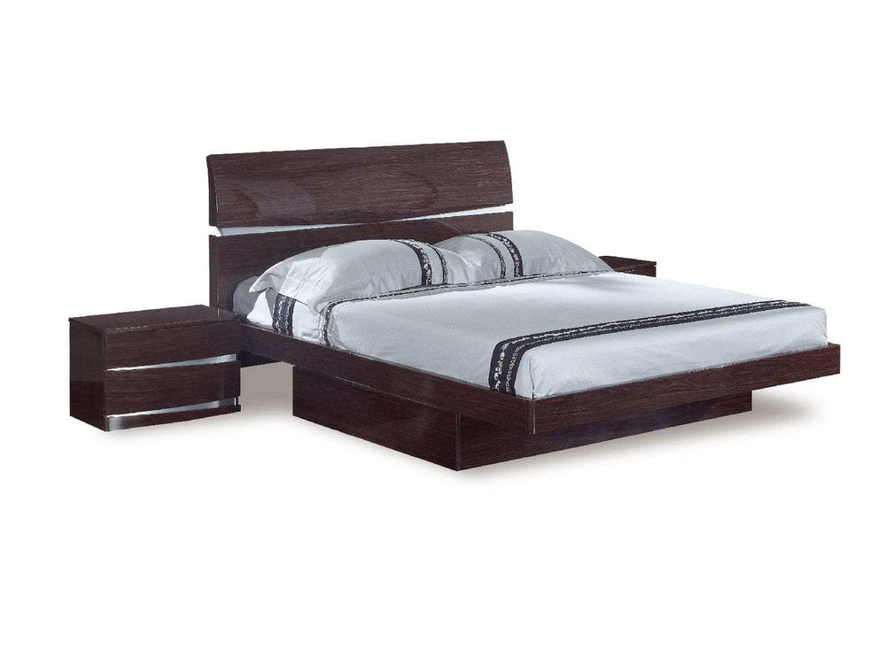 Solid Wood King Wood Brown Bed - Homeroots - Flyclothing LLC