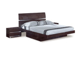 Solid Wood King Wood Brown Bed - Homeroots - Flyclothing LLC