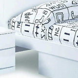 White Solid Wood King Bed Frame - Homeroots - Flyclothing LLC