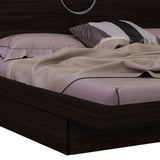 King Wood Brown Bed - Homeroots - Flyclothing LLC