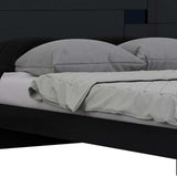 Solid Wood Queen Black Bed - Homeroots - Flyclothing LLC