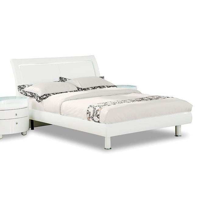California King Tufted White Bed - Homeroots - Flyclothing LLC