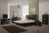 Four Piece Wood Brown Solid Wood Bedroom Set With Mirror - Homeroots - Flyclothing LLC