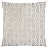 18" X 18" Taupe Polyester Ogee Zippered Pillow - Homeroots - Flyclothing LLC