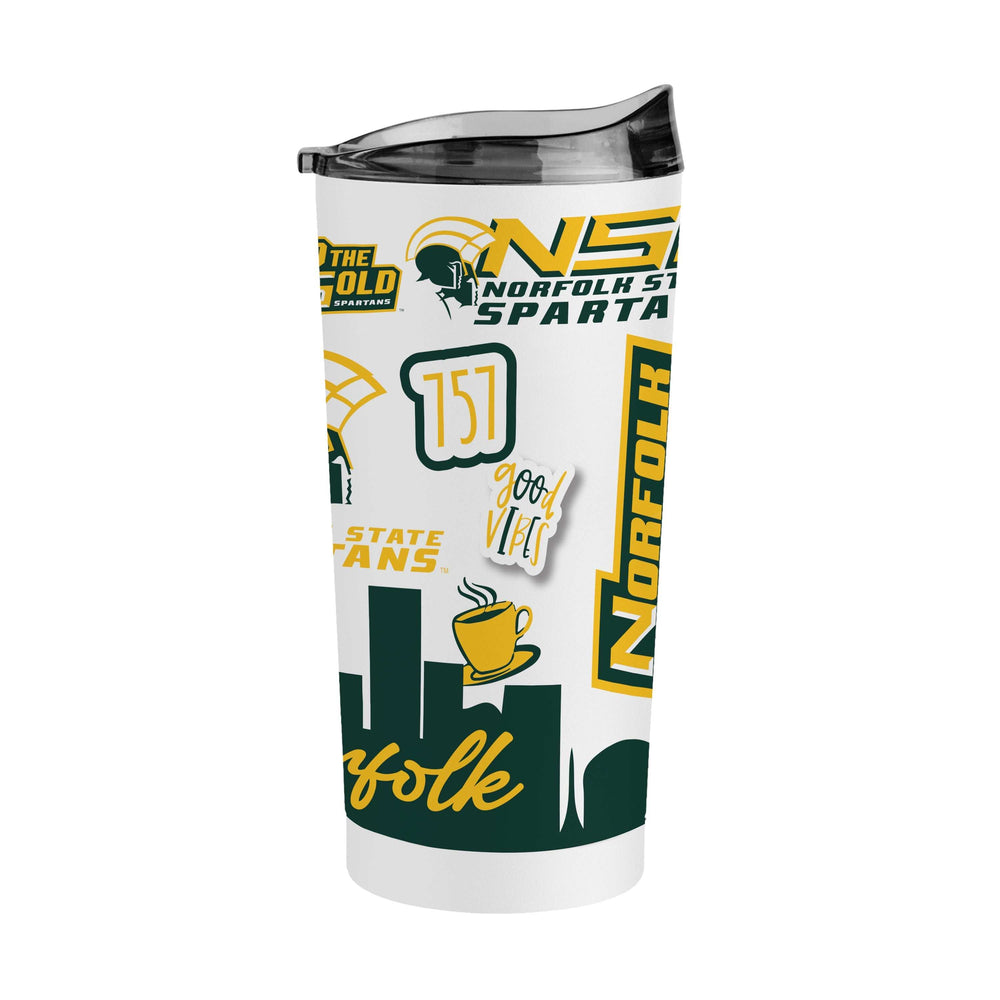 Norfolk State 20oz Native Powder Coat Tumbler - Logo Brands - Flyclothing LLC