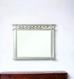 42" Silver Framed Dresser Mirror - Homeroots - Flyclothing LLC