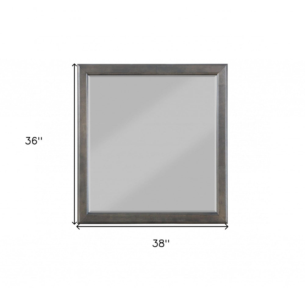 38" Rectangle Wall Mounted Accent Mirror - Homeroots - Flyclothing LLC