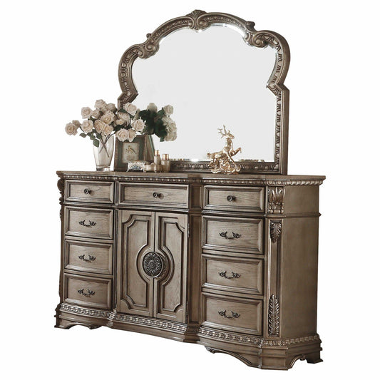 18" Brown Solid Wood Combo Dresser - Homeroots