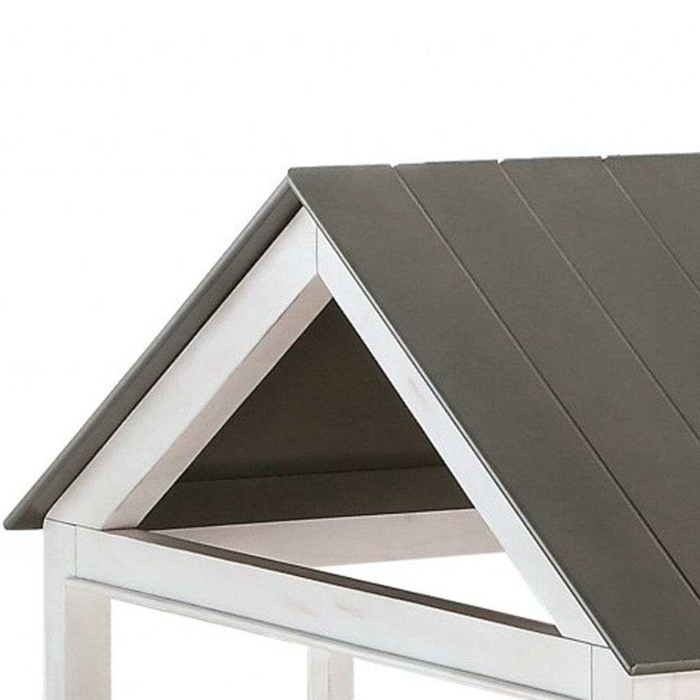 Twin White Two Drawers Bed - Homeroots - Flyclothing LLC