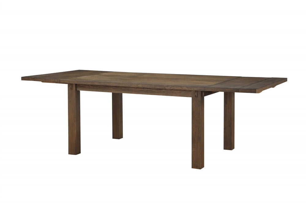 42" Brown Solid Wood Dining Table - Homeroots - Flyclothing LLC