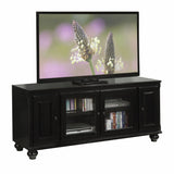 58" Black TV Stand - Homeroots - Flyclothing LLC