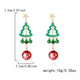 Christmas Tree Ball Drop Earrings - Trendsi - Flyclothing LLC