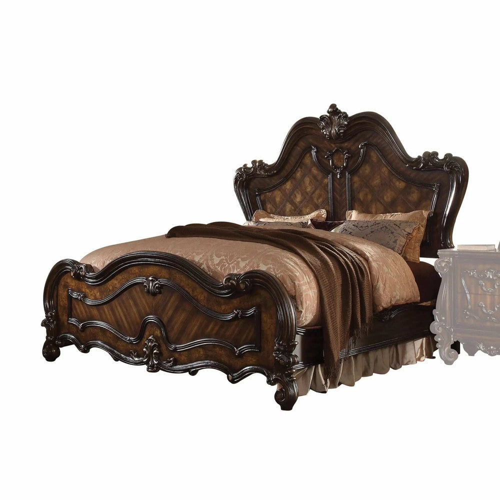 Dark Brown Queen Bed Frame - Homeroots - Flyclothing LLC