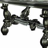 46" Green Solid Wood Trestle Base Dining Table - Homeroots - Flyclothing LLC