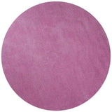 8' Hot Pink Round Indoor Shag Rug - Homeroots - Flyclothing LLC