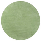 8' Green Round Hand Woven Area Rug - Homeroots - Flyclothing LLC