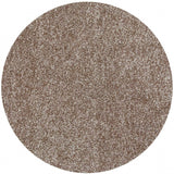 8' Beige Heather Round Indoor Shag Rug - Homeroots - Flyclothing LLC