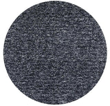 8' Black Heather Round Indoor Shag Rug - Homeroots - Flyclothing LLC