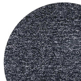 8' Black Heather Round Indoor Shag Rug - Homeroots - Flyclothing LLC