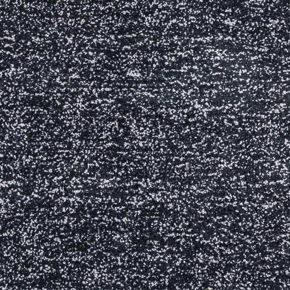 8' Black Heather Round Indoor Shag Rug - Homeroots - Flyclothing LLC