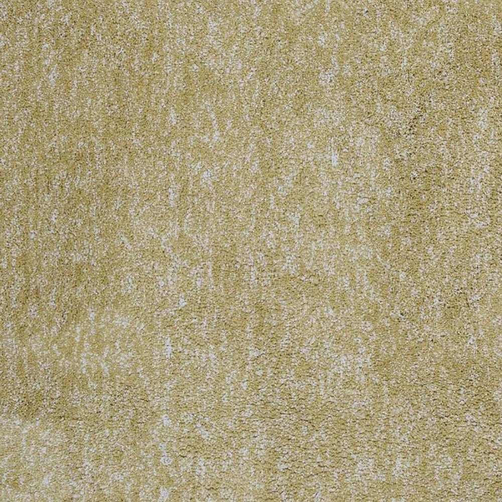 8' Round Polyester Yellow Heather Area Rug - Homeroots - Flyclothing LLC