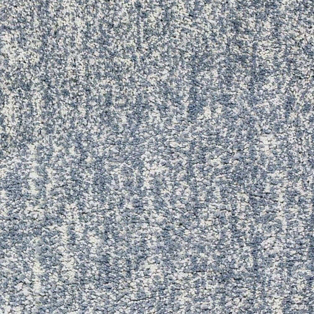 8' Slate Grey Heather Round Indoor Shag Rug - Homeroots - Flyclothing LLC