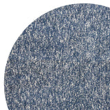 8' Indigo Ivory Heather Round Indoor Shag Rug - Homeroots - Flyclothing LLC