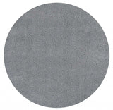 8' Round Polyester Grey Area Rug - Homeroots - Flyclothing LLC