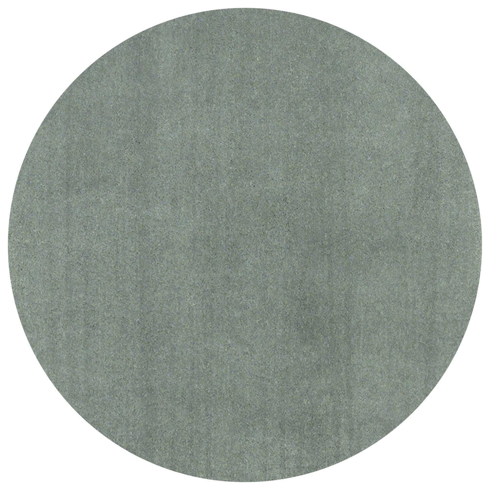 8' Round Polyester Slate Area Rug - Homeroots - Flyclothing LLC