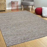 5' X 7' Natural Wool Boucle Berber Style Area Rug - Homeroots - Flyclothing LLC
