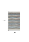 6' X 9' Uv Treated Polypropylene Ivory Or Spa Area Rug - Homeroots - Flyclothing LLC