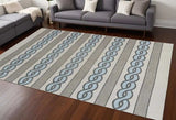 6' X 9' Uv Treated Polypropylene Ivory Or Spa Area Rug - Homeroots - Flyclothing LLC
