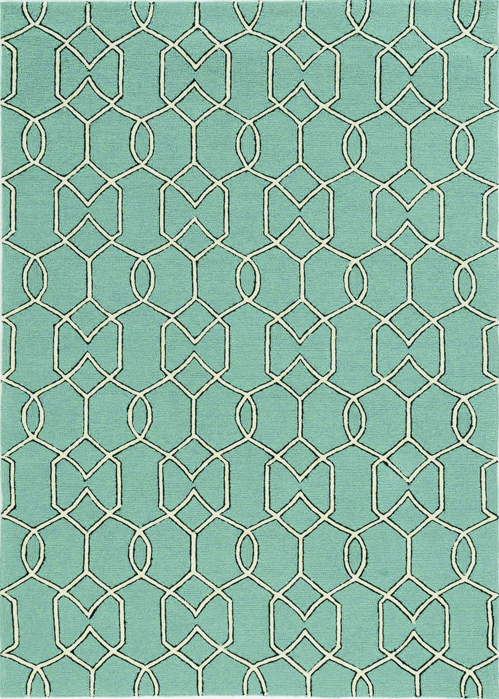 7' X 10' Green Moroccan Indoor Outdoor Area Rug - Homeroots - Flyclothing LLC