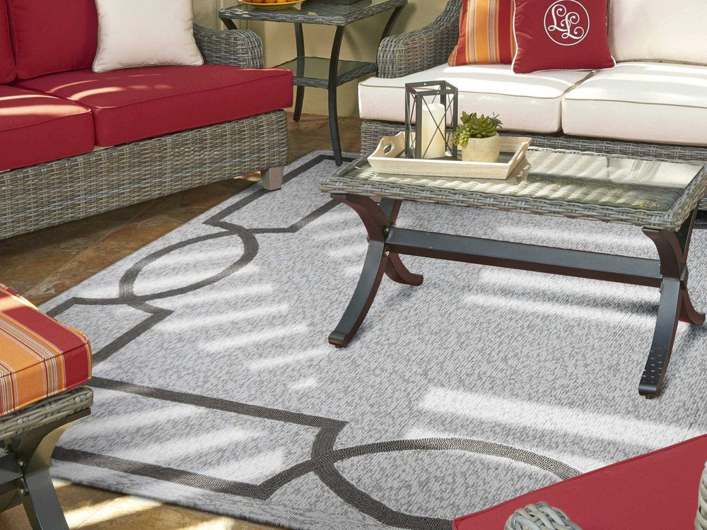 6' X 9' Uv Treated Polypropylene Oatmeal Area Rug - Homeroots - Flyclothing LLC