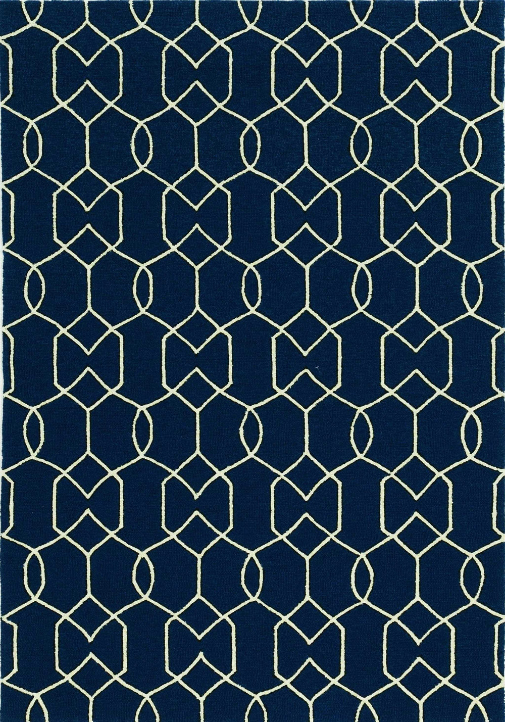7' X 10' Blue Moroccan Indoor Outdoor Area Rug - Homeroots - Flyclothing LLC