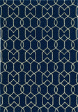 7' X 10' Blue Moroccan Indoor Outdoor Area Rug - Homeroots - Flyclothing LLC