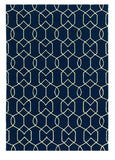 7' X 10' Blue Moroccan Indoor Outdoor Area Rug - Homeroots - Flyclothing LLC