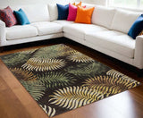 5' X 8' Wool Espresso Area Rug - Homeroots - Flyclothing LLC