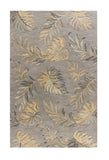 5' X 8' Grey Hand Tufted Tropical Palms Indoor Area Rug - Homeroots - Flyclothing LLC