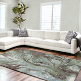 7' X 10' Seafoam Area Rug - Homeroots - Flyclothing LLC